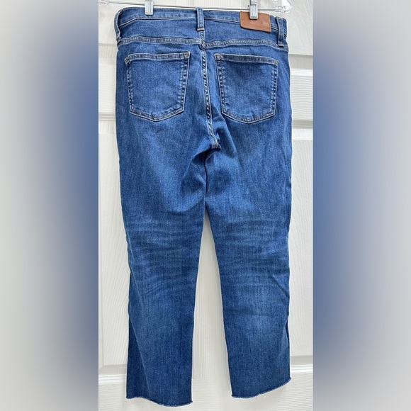 J. Crew Blue High-Rise Flare Crop Jeans Flared leg Style J9755 Size 27 - Picture 4 of 10